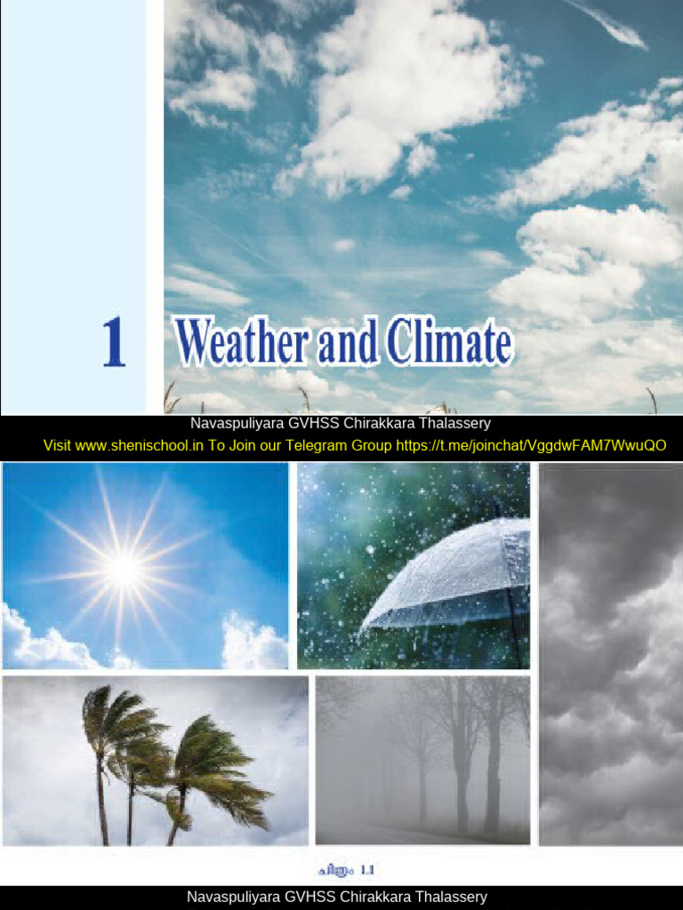 Sheniblog Sslc Geography Weather And Climate Em Pdf Precipitation