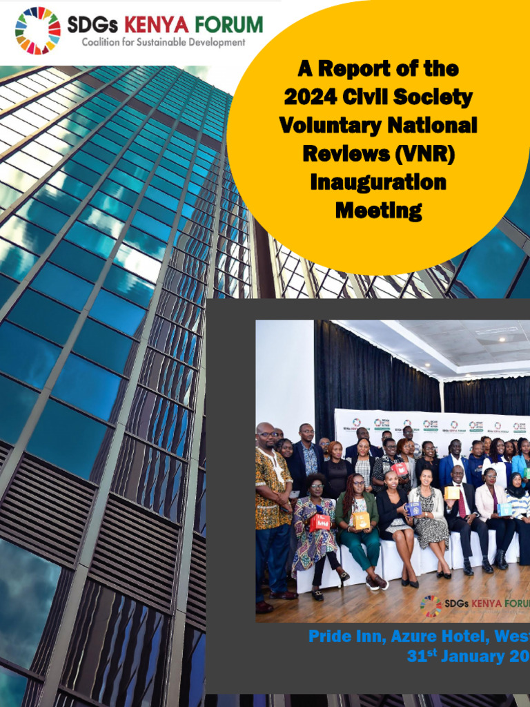 CSO VNR Inauguration Meeting Report | PDF | Economies | Economic ...