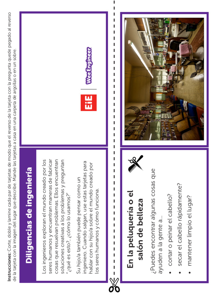 Wee - Engineering Errands Family Activity - Spanish | PDF