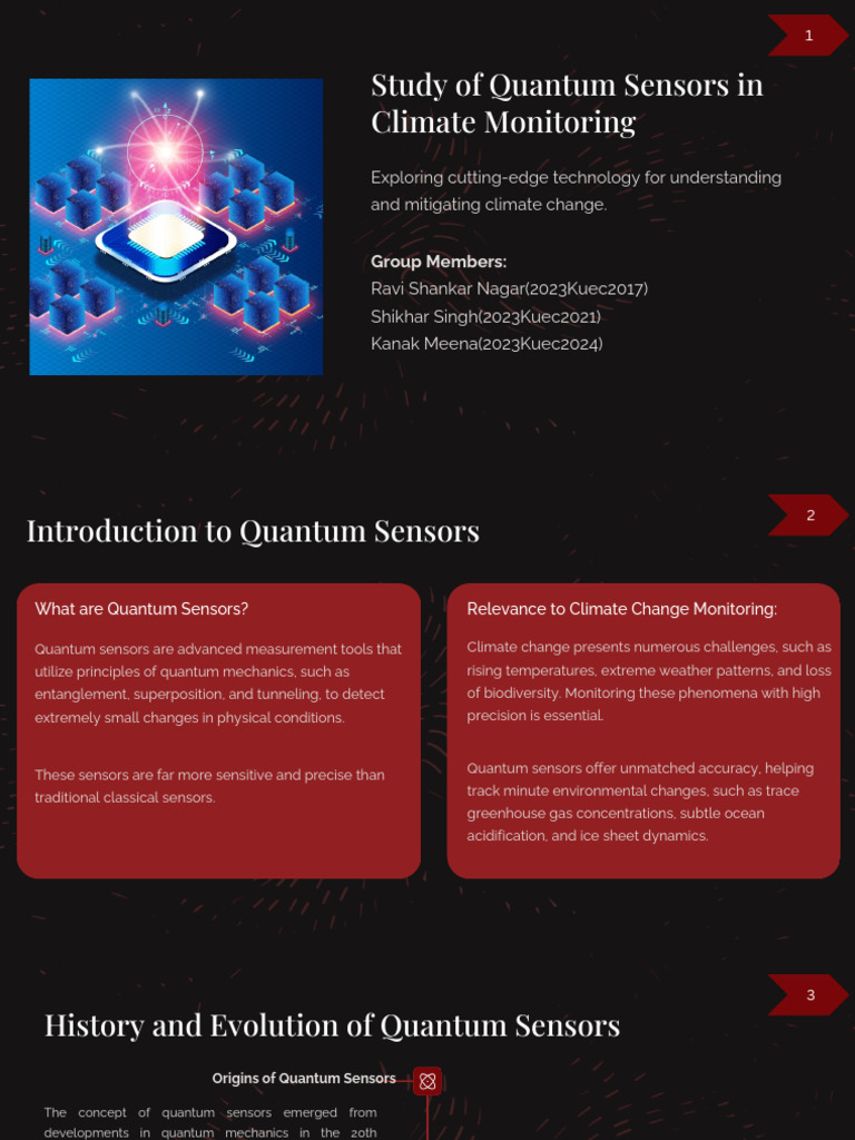 Quantum Sensors for Climate Monitoring | PDF | Water | Earth