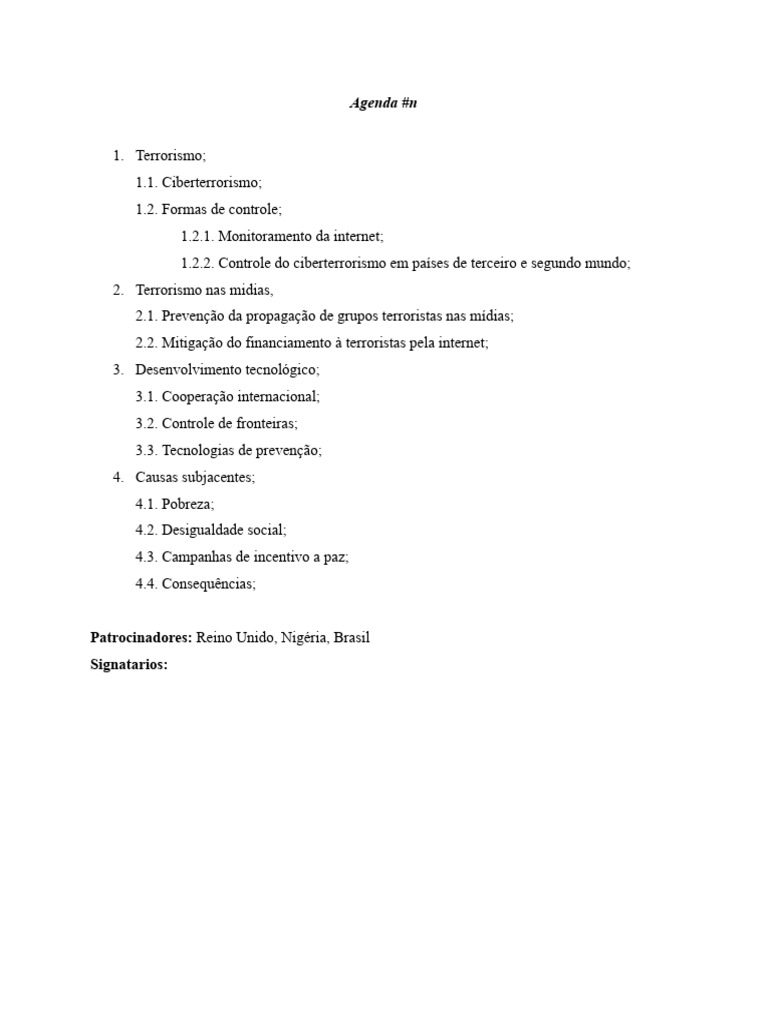 Agenda Intermaple CCTD | PDF