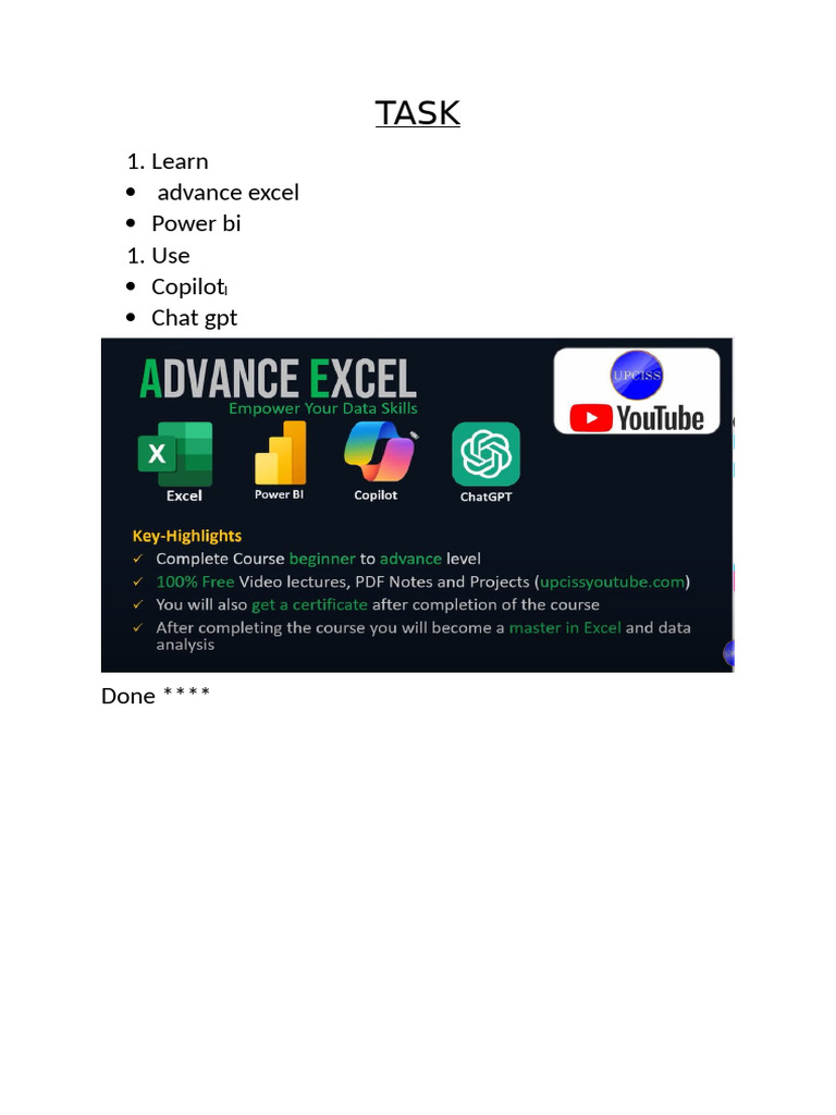 Task | PDF