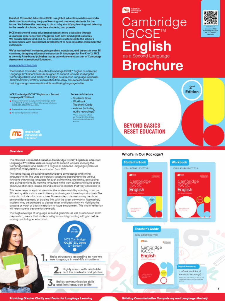 English As A Second Language Brochure | PDF | English As A Second Or ...