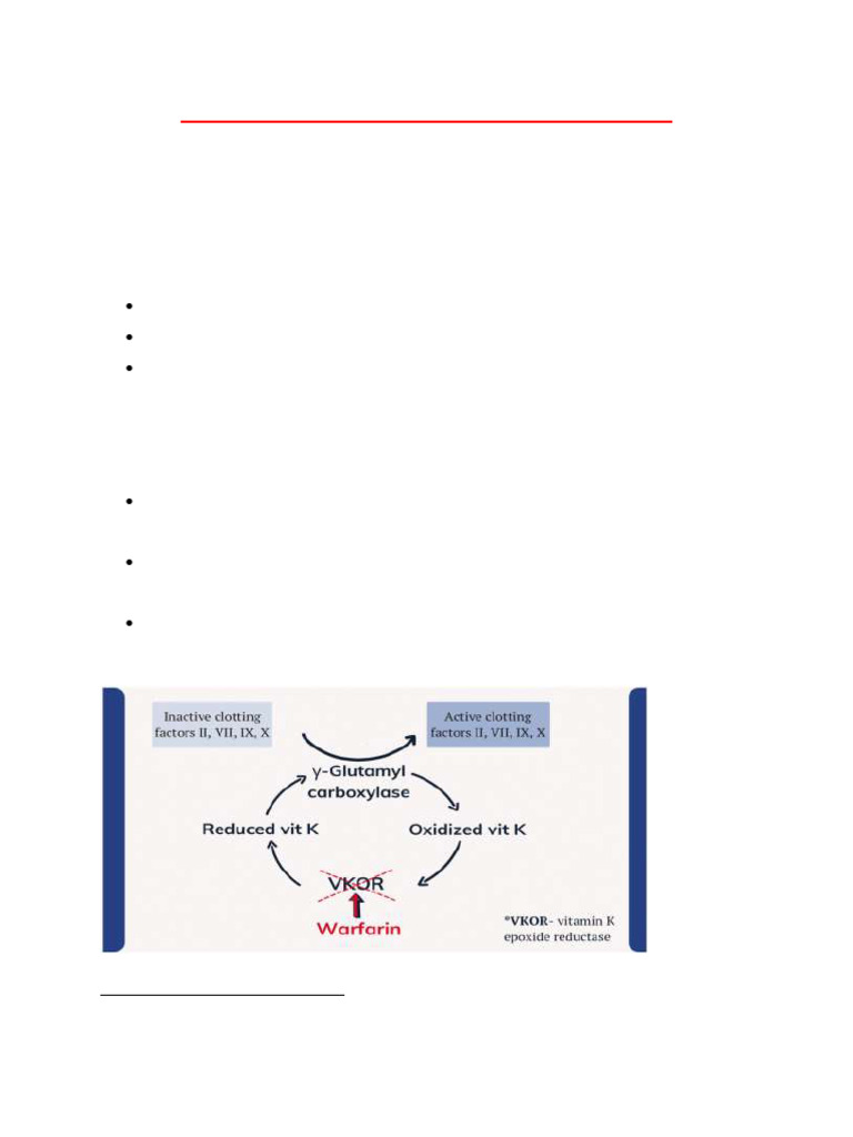 Anticoagulants: Mechanisms of Action | PDF | Coagulation | Platelet