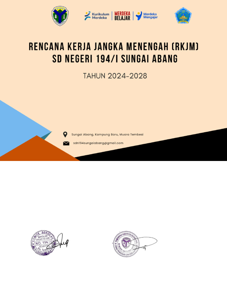 RKJM SDN 194/I Sungai Abang 2024-2028 | PDF