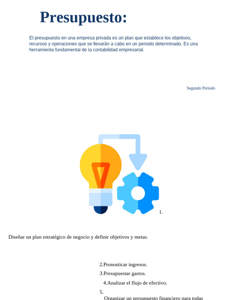 Guía para Elaborar un Presupuesto Empresarial | PDF | Plan de negocios ...