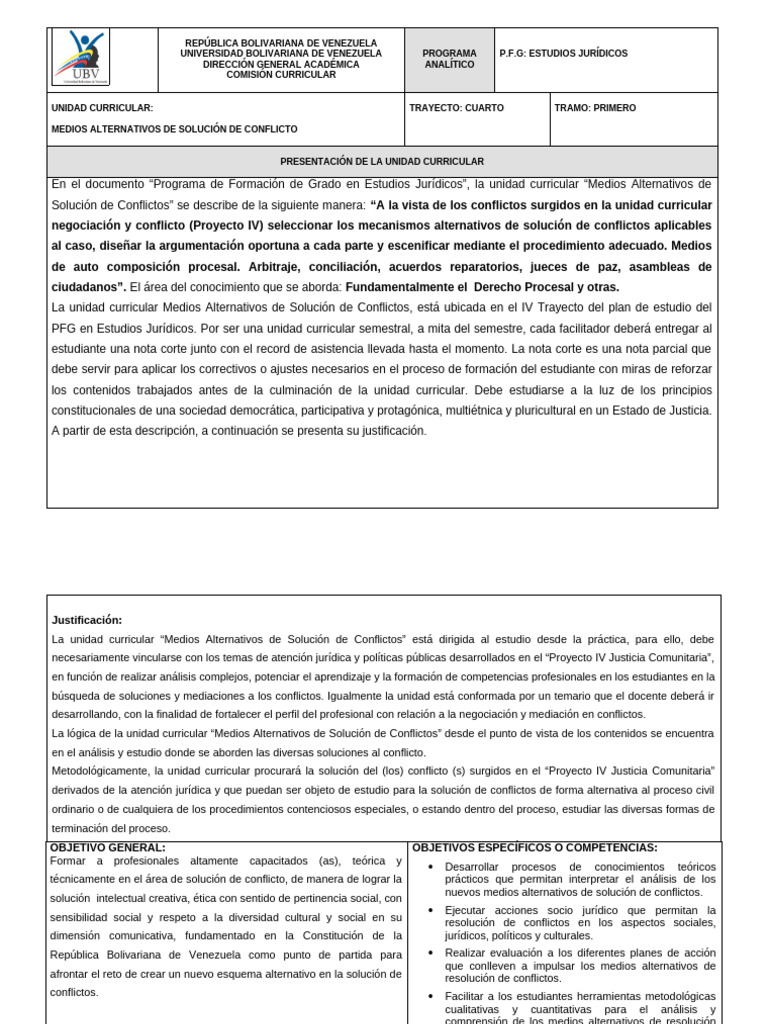 Programa Med Alt Res Conf | PDF | Evaluación | Arbitraje