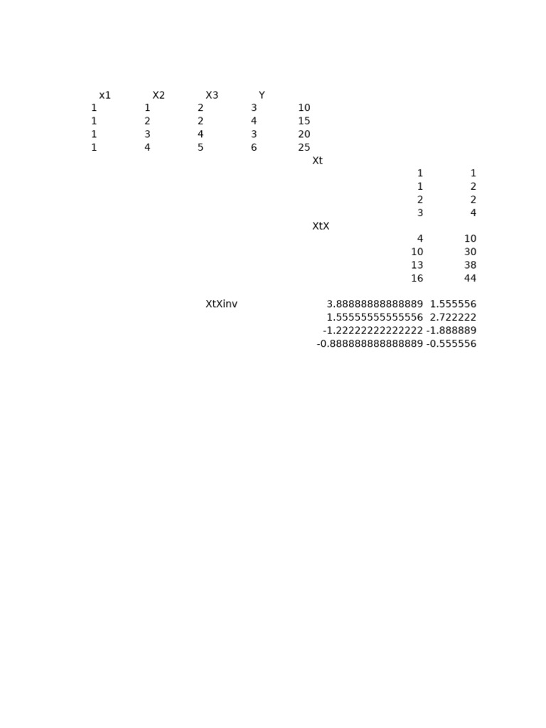 Statistical Analysis of Matrix Data | PDF