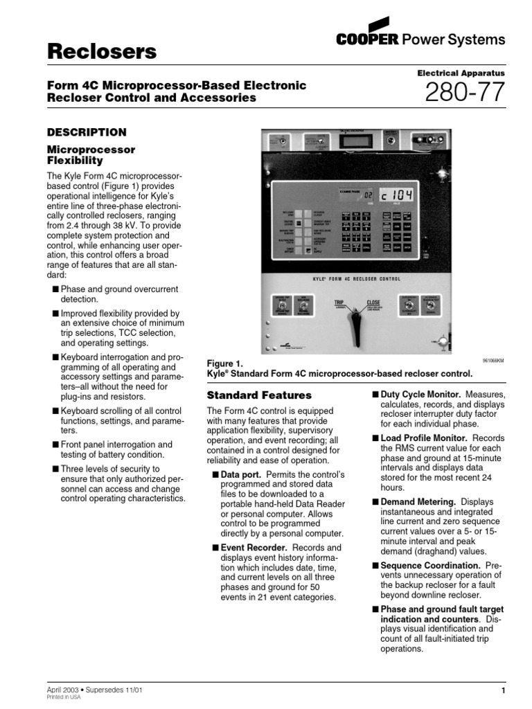 Kyle Form 4C Microprocessor Control | PDF | Electrical Connector ...