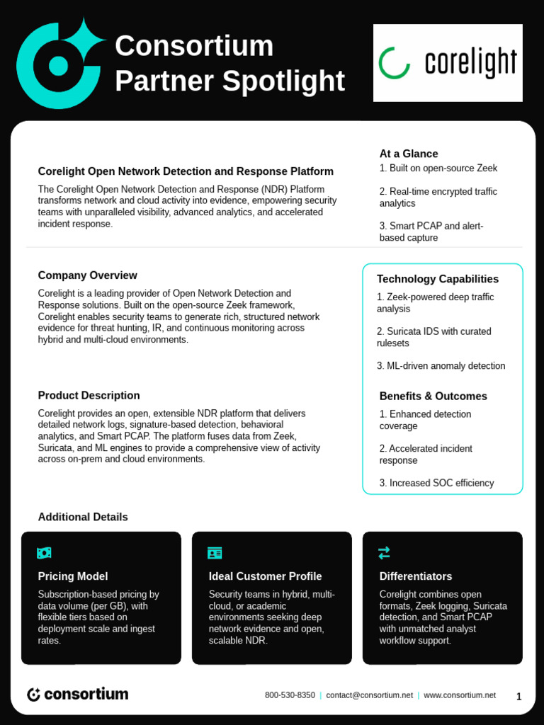 Corelight OpenNDR Spotlight 2025 | PDF | Computing | Information Technology
