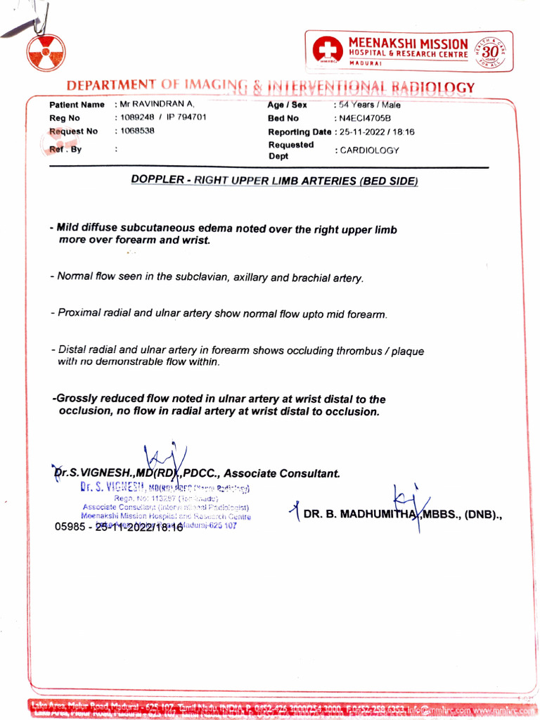 Ravindran MMHRC Report | PDF