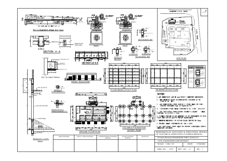 Electrical Substation 17-04-2024 SH 1 | PDF | Building Engineering