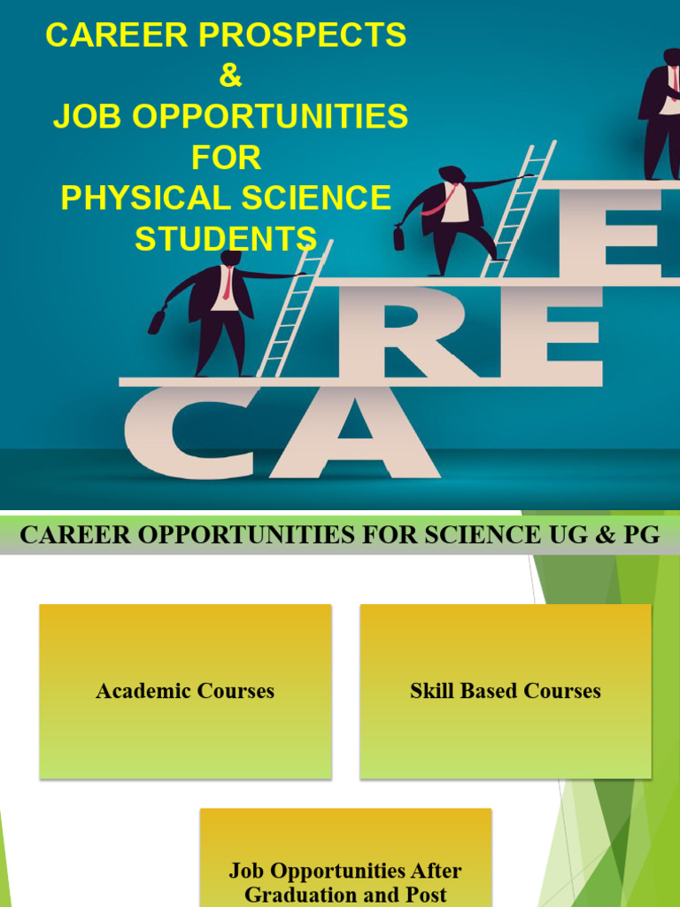 Career Opportunities for Physical Science Students | PDF