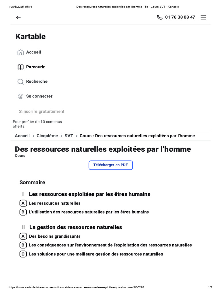 Gestion des ressources naturelles humaines | PDF | la pollution ...
