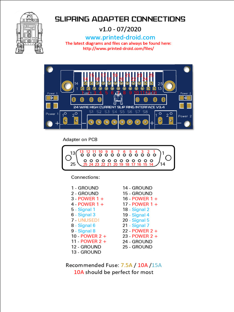 PCB Adapter Connections Guide | PDF