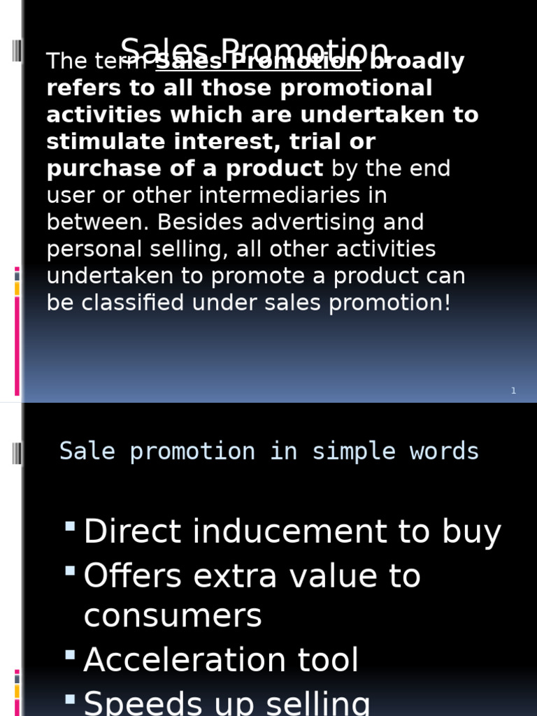 Understanding Sales Promotion Basics | PDF | Direct Marketing | Marketing