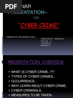 Download 83046895 Cyber Crime Full Ppt by Devendra Ponia SN88678030 doc pdf