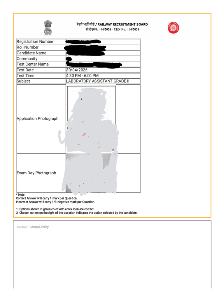 RRB Paper | PDF
