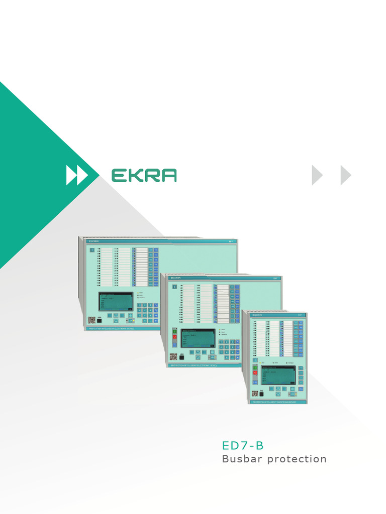 Siemens 7SS52 Busbar Protection IED | PDF | Relay | Electrical Equipment