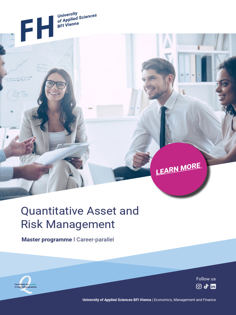 Master in Quantitative Asset Management | PDF | Risk | Academic Degree