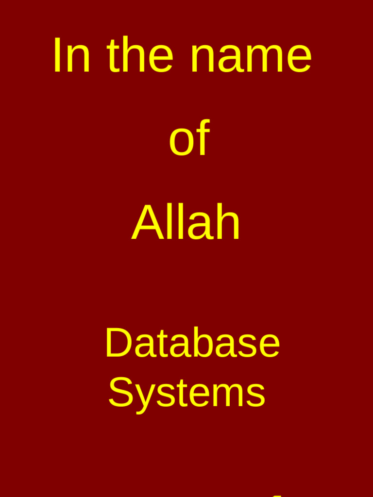 Introduction to Database Systems | PDF | Databases | System
