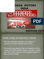 Hero Honda MARKETING PPT MBA