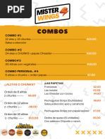 Menú y precios de Wingstop México 2024 | PDF