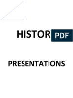History Presentations