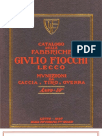 Fiocchi Catalog 1926