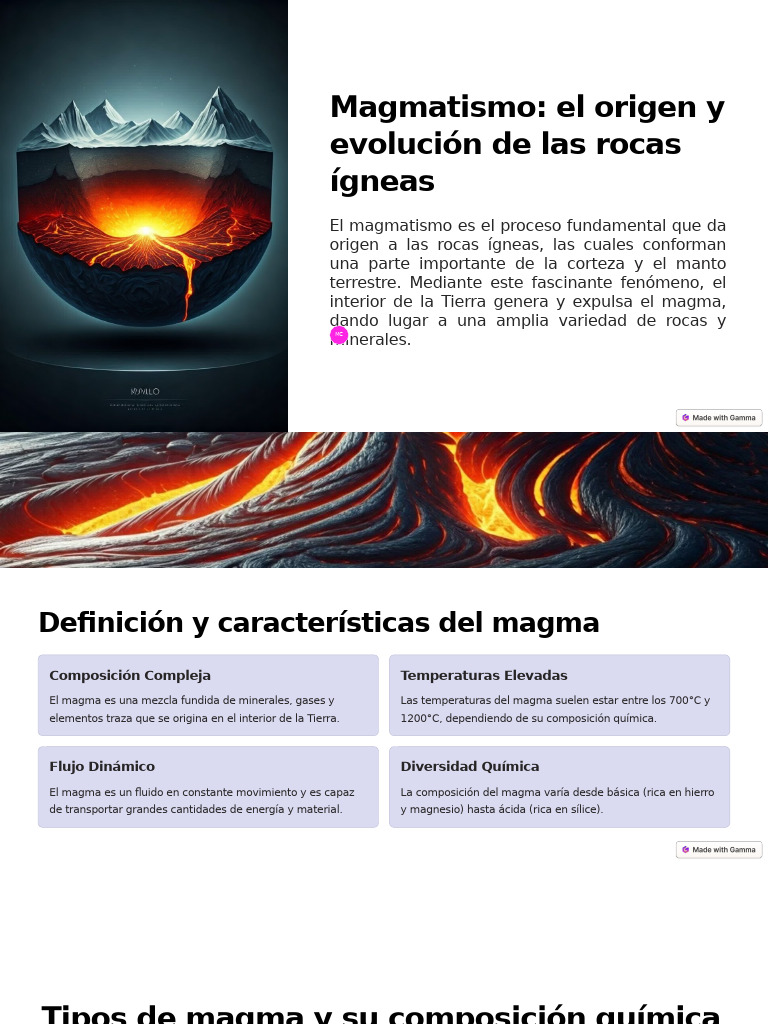 Magmatismo El Origen y Evolucion de Las Rocas Igneas | PDF | Magma ...