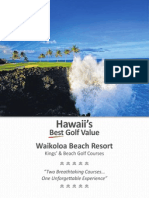 Hawaii's: Waikoloa Beach Resort Best Golf Value