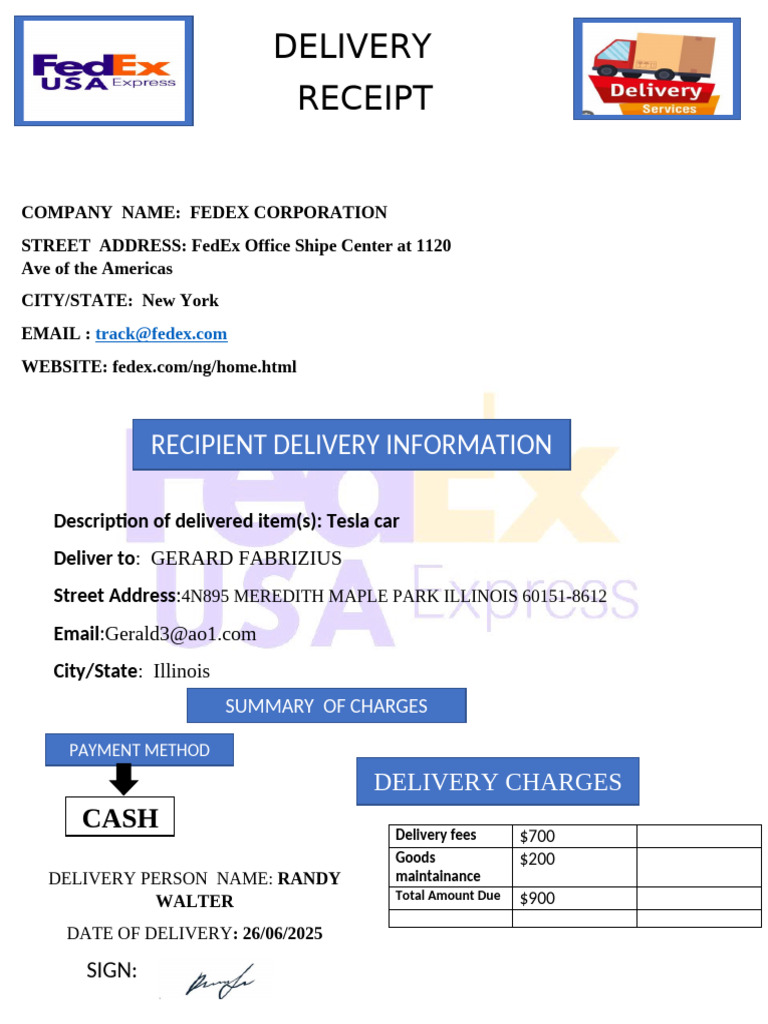 Delivery | PDF