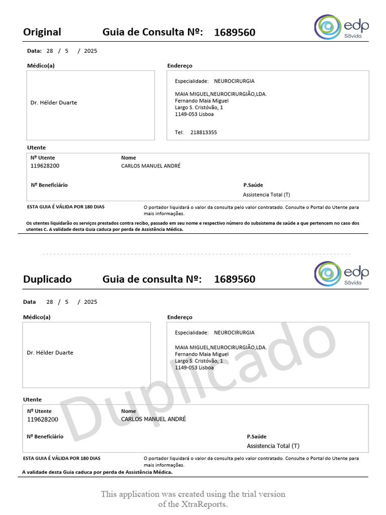Guia de Consulta Neurocirurgia Lisboa | PDF