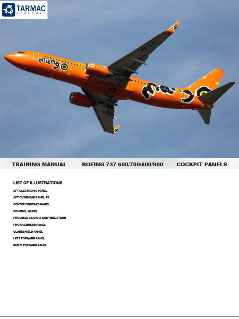Boeing 737NG Cockpit Panels Manual | PDF | Boeing | Aviation