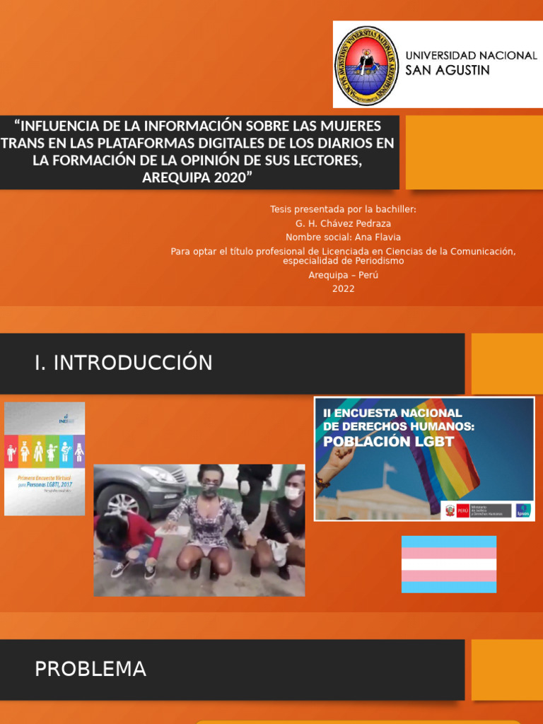 INFLUENCIA DE LA INFORMACIÓN SOBRE LAS MUJERES EN LA OPINIÓN PUBLICA ...
