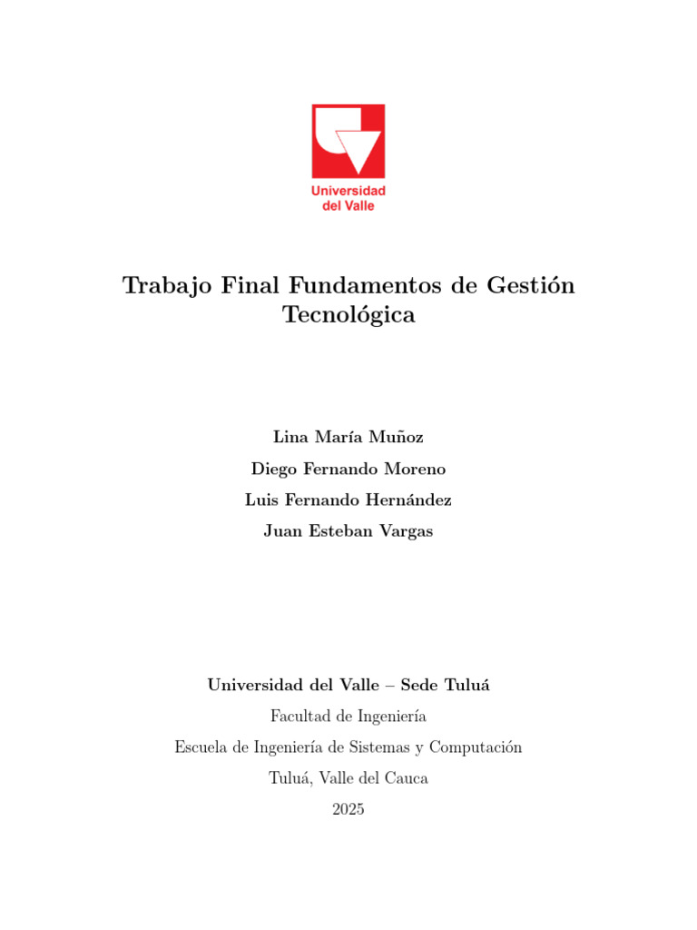 Fgt Final Pdf Internet De Las Cosas Producto Negocio