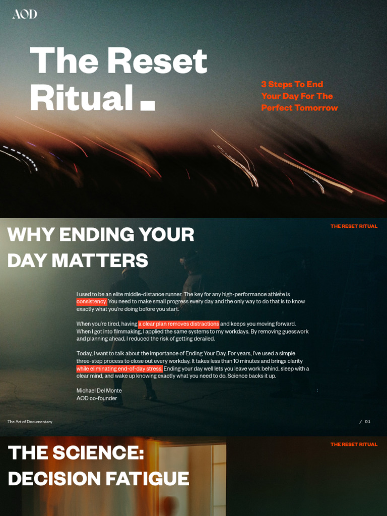 The Reset Ritual | PDF