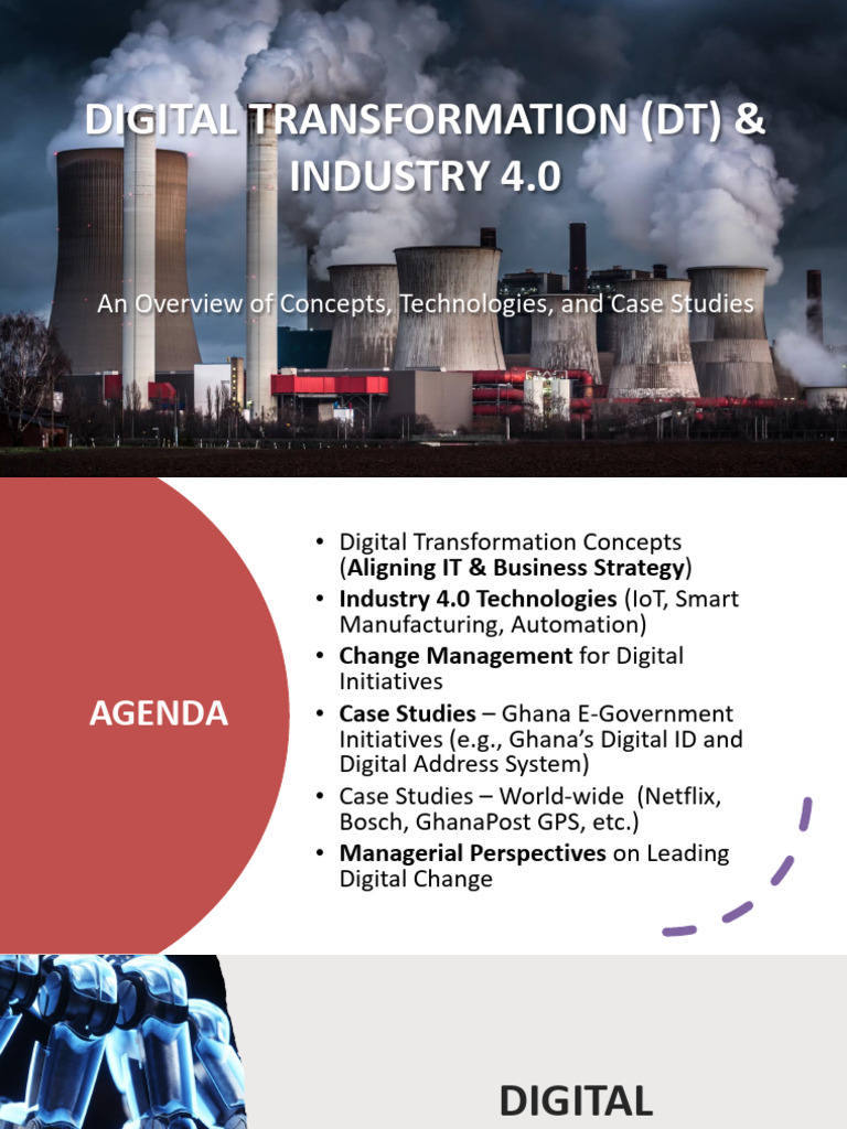 Digital Transformation Industry 4.0 | PDF | Internet Of Things | Business