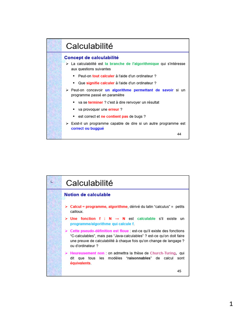 Théorie de la calculabilité | PDF | Théorie des graphes | Mathématiques