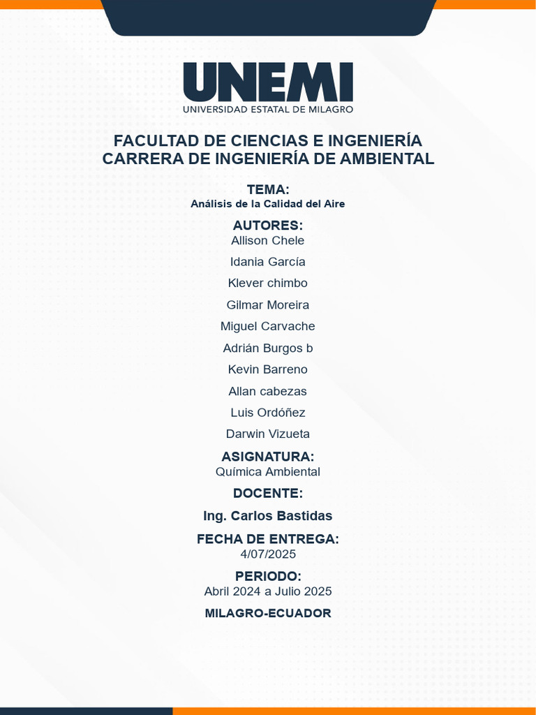 Análisis de La Calidad Del Aire PDF | PDF | Ventilación (Arquitectura ...