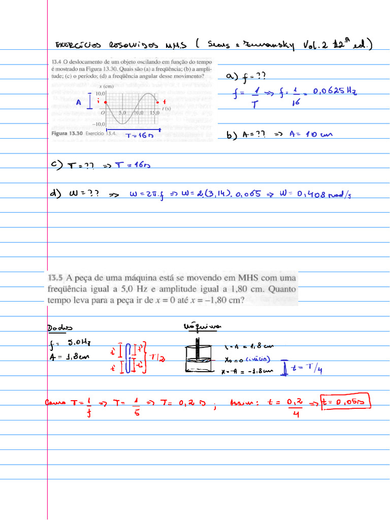Exercicios de Mhs | PDF