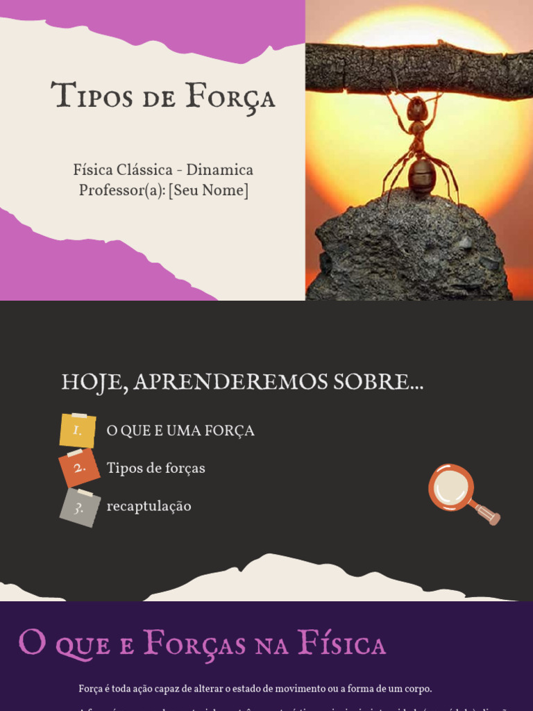 Tipos de Forças e Seus Efeitos | PDF | Força | Flutuabilidade