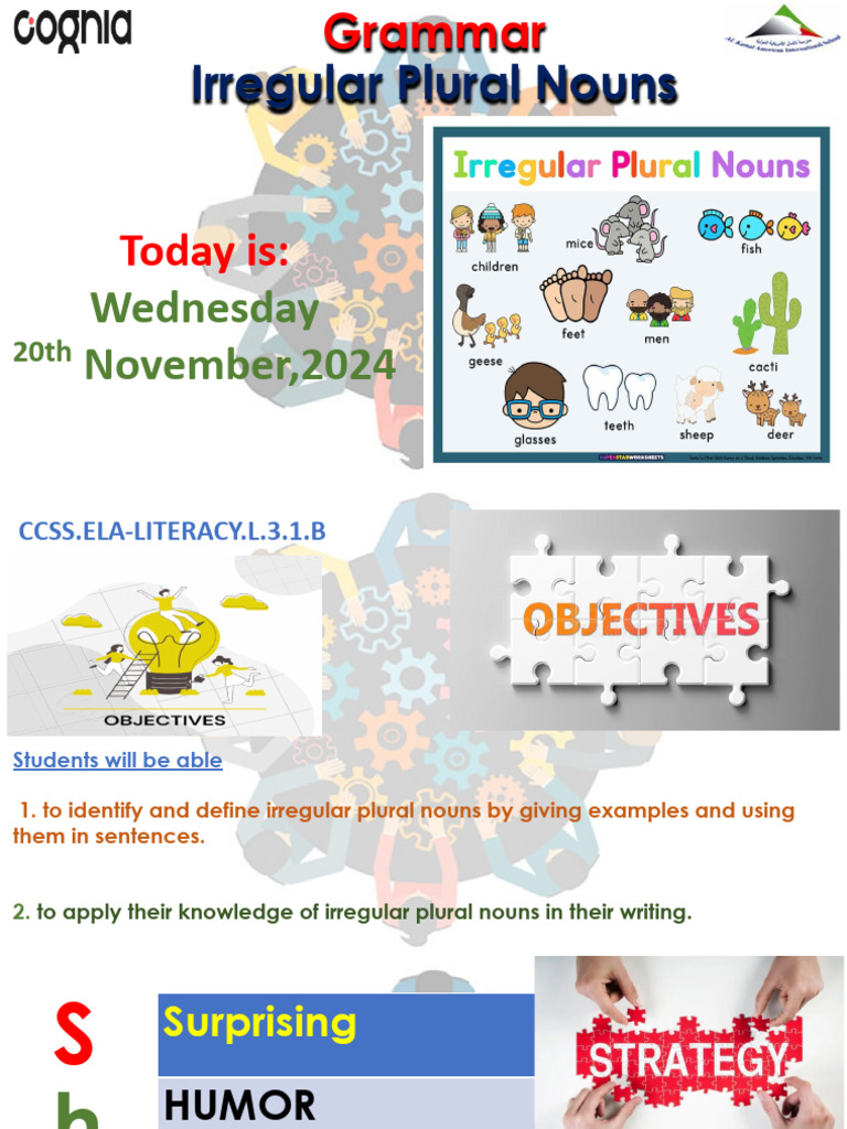 Understanding Irregular Plural Nouns | PDF | Plural | Data