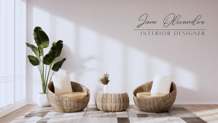 Beige Photocentric Minimalist Interior Designer Virtual Background | PDF - Minimalist Interior Design Software Free Online Course