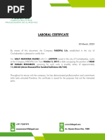 Takamul Certificate | PDF