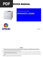 Epson EPL-N2050 Service Manual