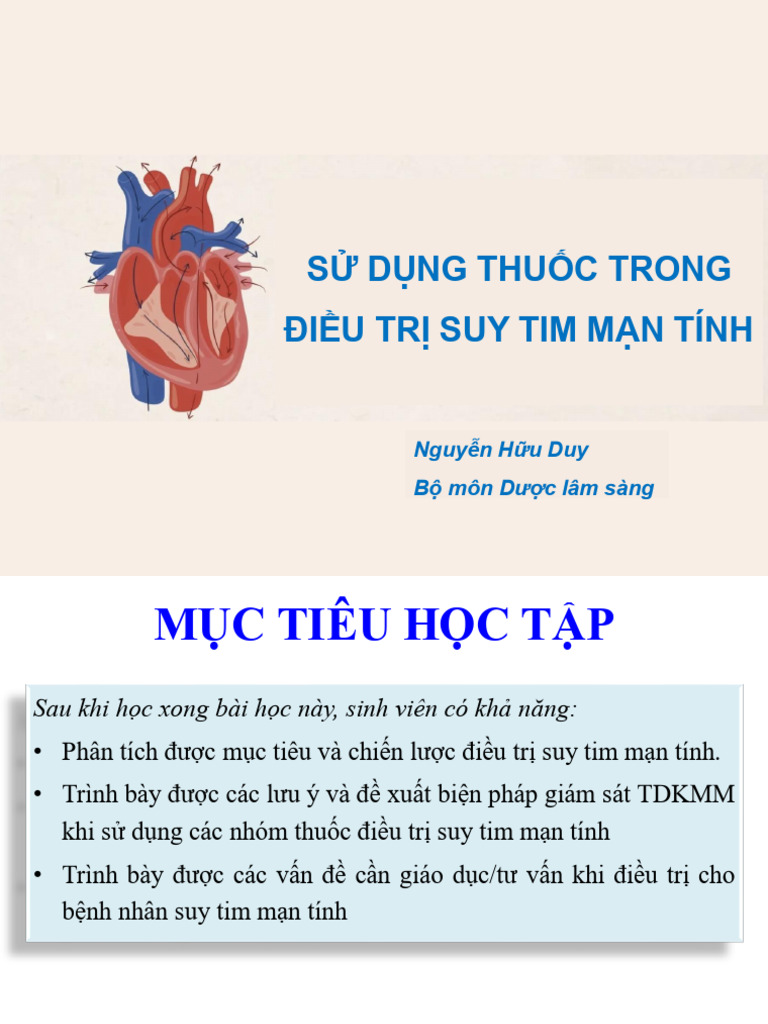 Suy Tim Man Tinh 2025 | PDF