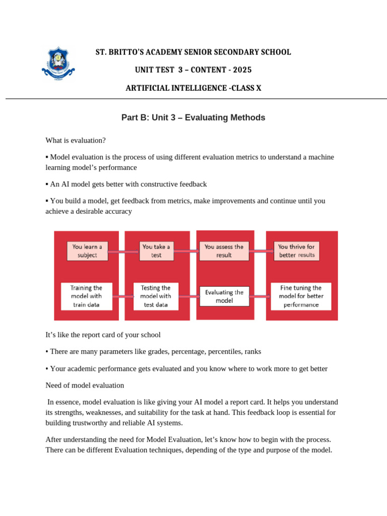 Evaluating AI Model Accuracy Metrics | PDF | Accuracy And Precision ...