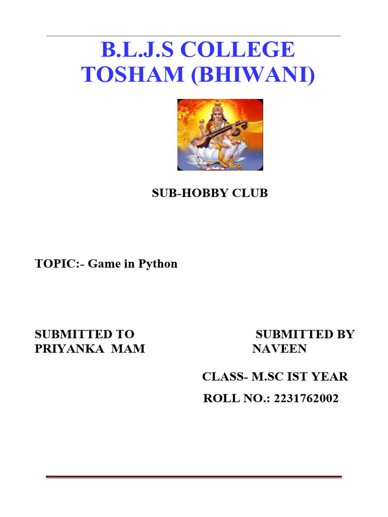 Naveen Project | PDF