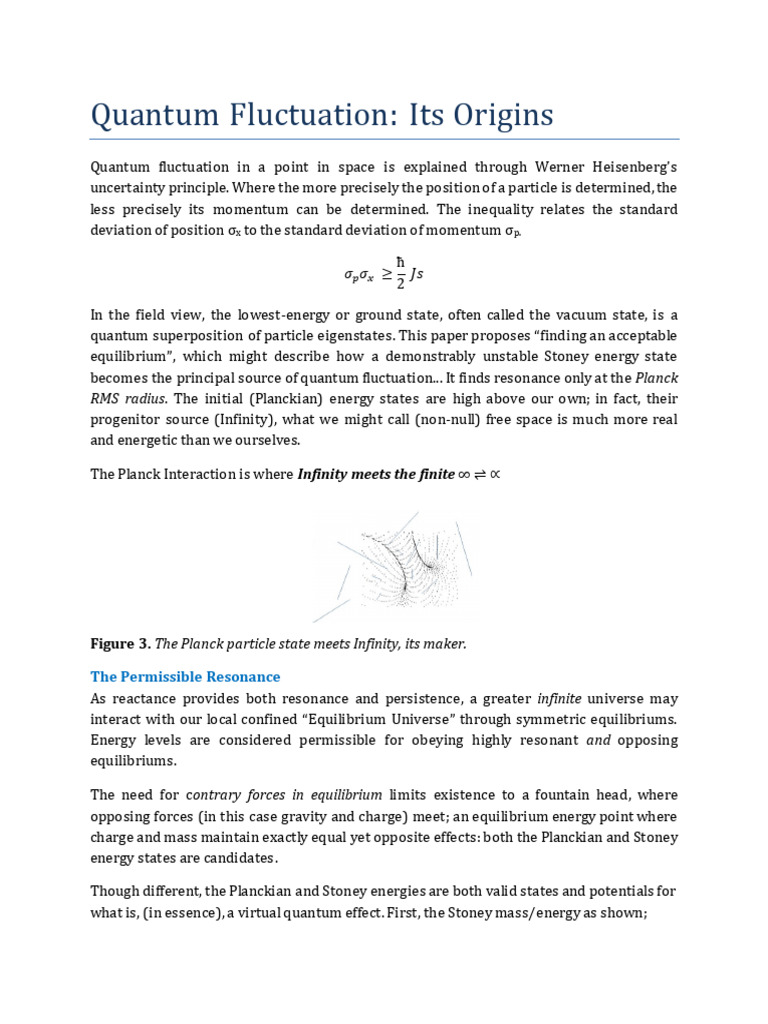 Origins of Quantum Fluctuation Explained | PDF | Force | Quantum Mechanics